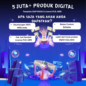 5 Juta Template &  Produk Digital